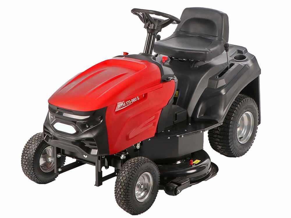 GeoTech RTM 170-960 S - Rasentraktor - Mechanikgetriebe - Seitenauswurf – Bild 4