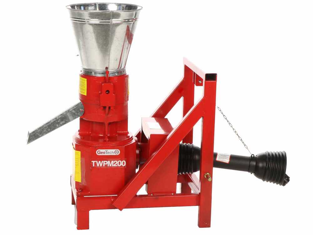 GeoTech TWPM200 - Pelletpresse für Traktor - Pelletherstellung für die Heizung – Bild 3