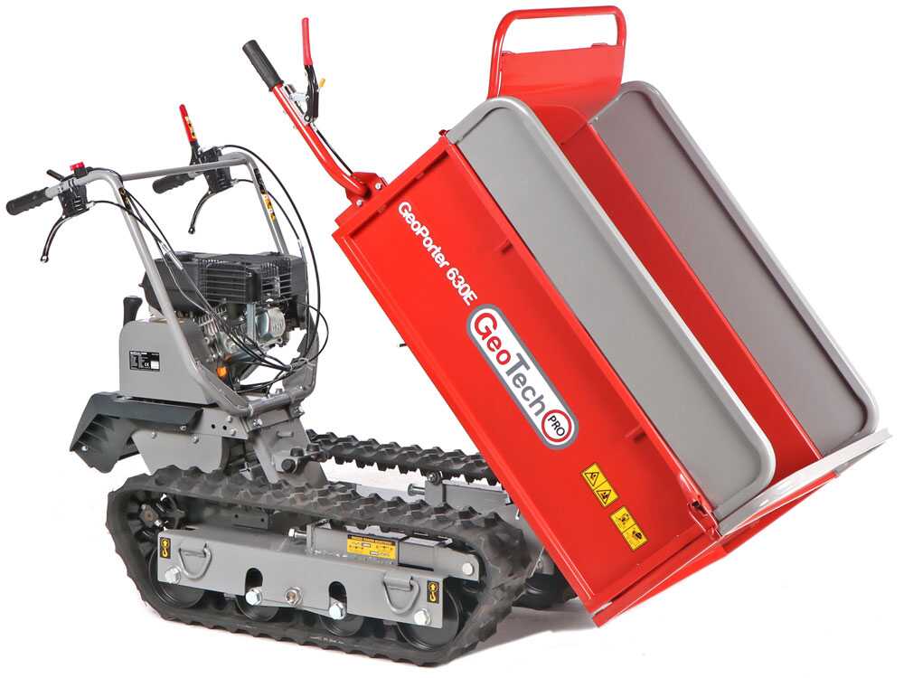 GeotechPro GeoPorter 630E - Raupendumper - ausziehbare Mulde 600 kg – Bild 3