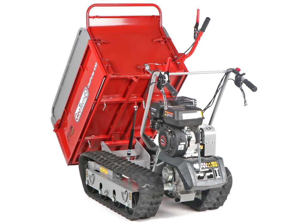 GeotechPro GeoPorter 630E - Raupendumper - ausziehbare Mulde 600 kg – Bild 4