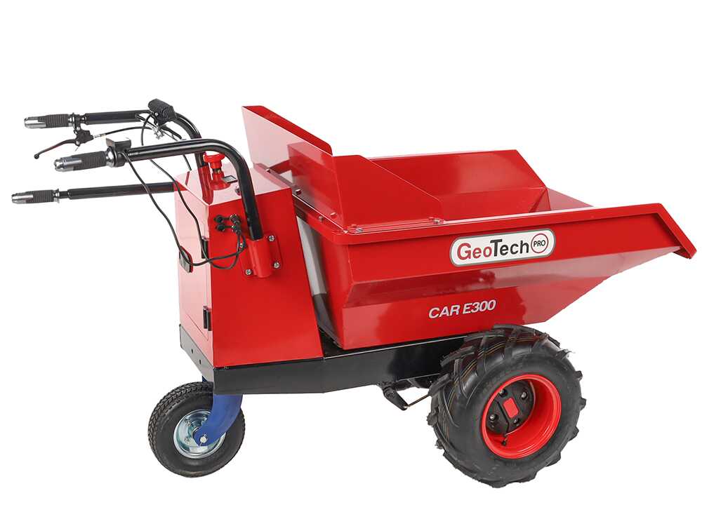GeotechPro Mini Dumper Car E300 - manuell kippbarer Behälter 300 kg – Bild 3