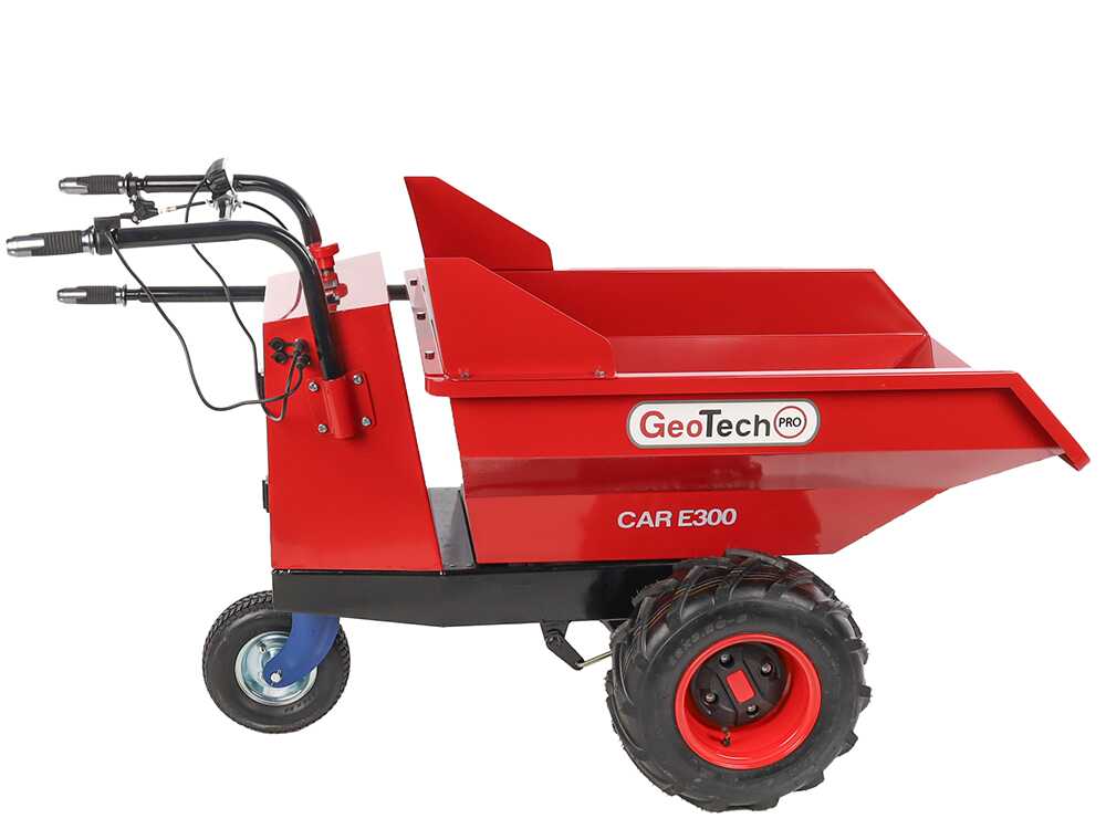 GeotechPro Mini Dumper Car E300 - manuell kippbarer Behälter 300 kg – Bild 4