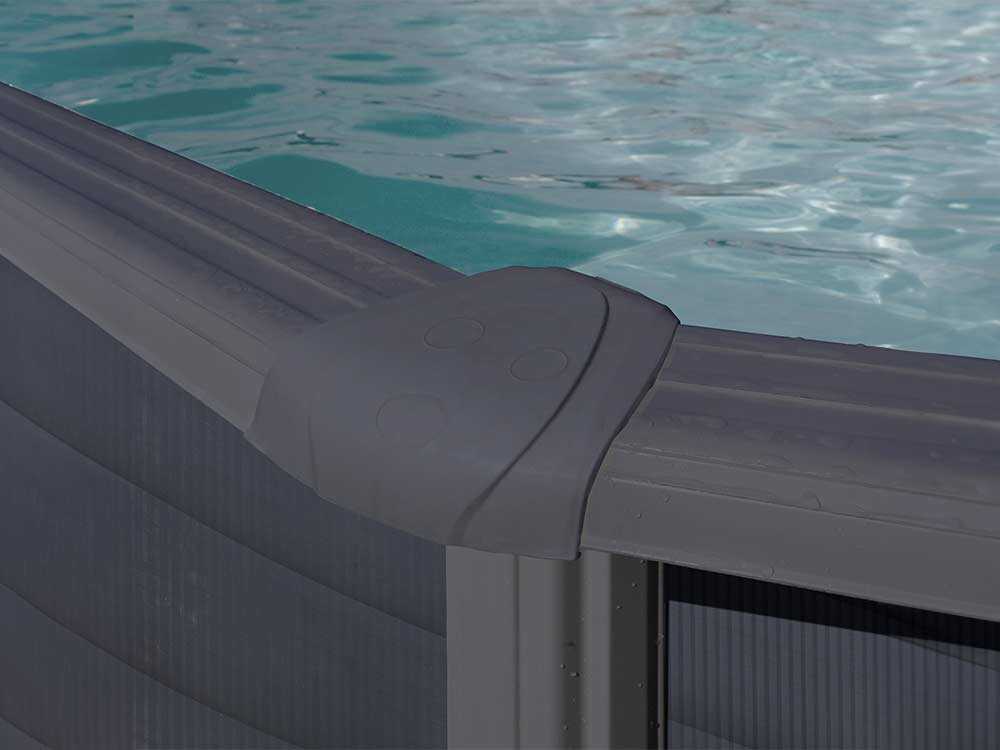 Gre Granada Roundbecken Ø550 x 132 cm - Stahlwandpool – Bild 4