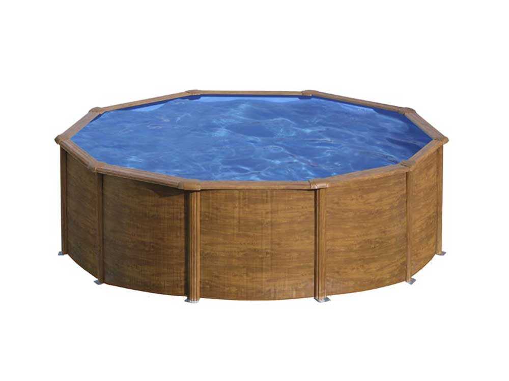 Gre Pacific rund Ø460 x 120 cm - Stahlwandpool – Bild 2