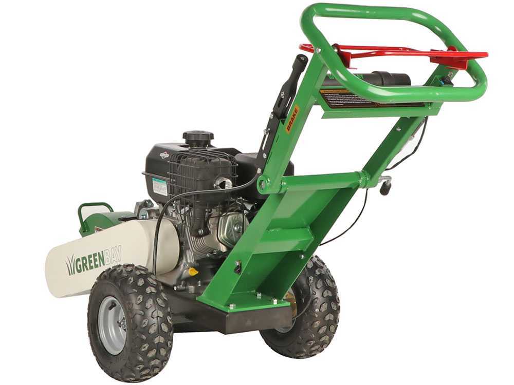 GreenBay Deep BSE-330 - Baumstumpffräse - Motor B&S XR2100 420 cc mit E-Starter - Schneidegerät mit 8 Wolframkarbidhämmern – Bild 4