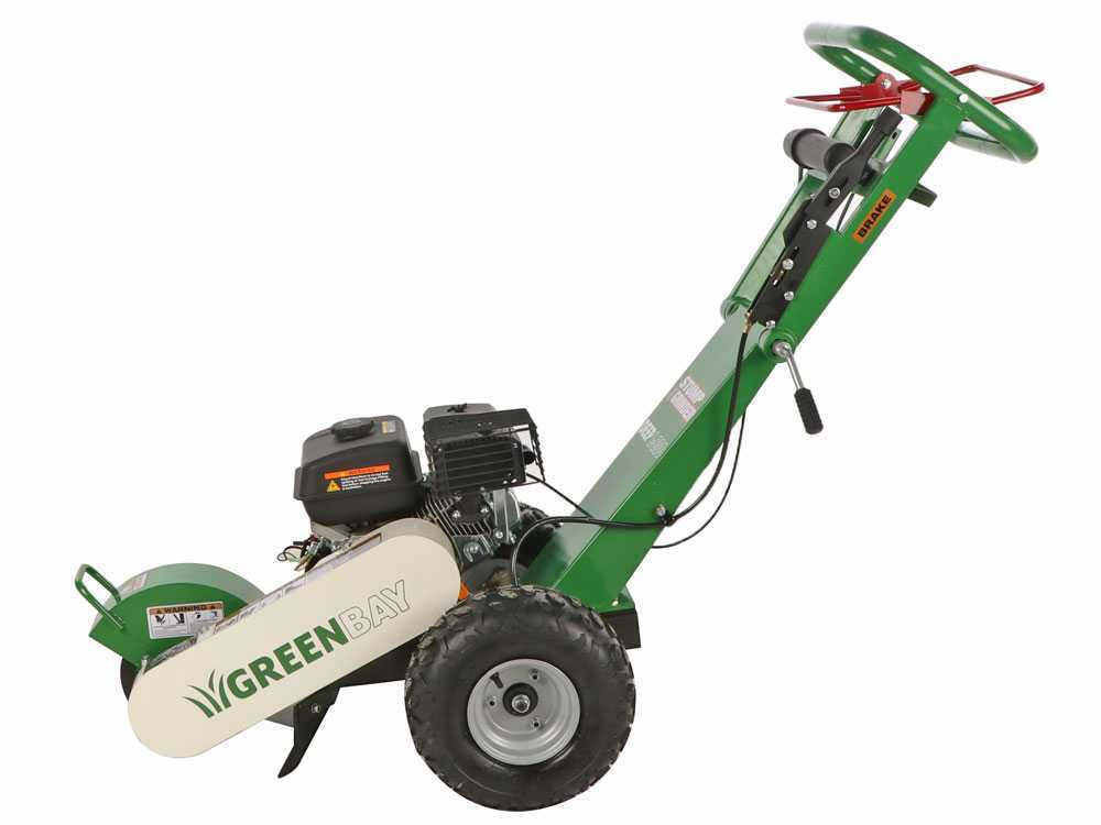 GreenBay Deep L-200 - Baumstumpffräse - Loncin-Motor 196 ccm - Schneidegerät mit 8 Wolframkarbidhämmern – Bild 4