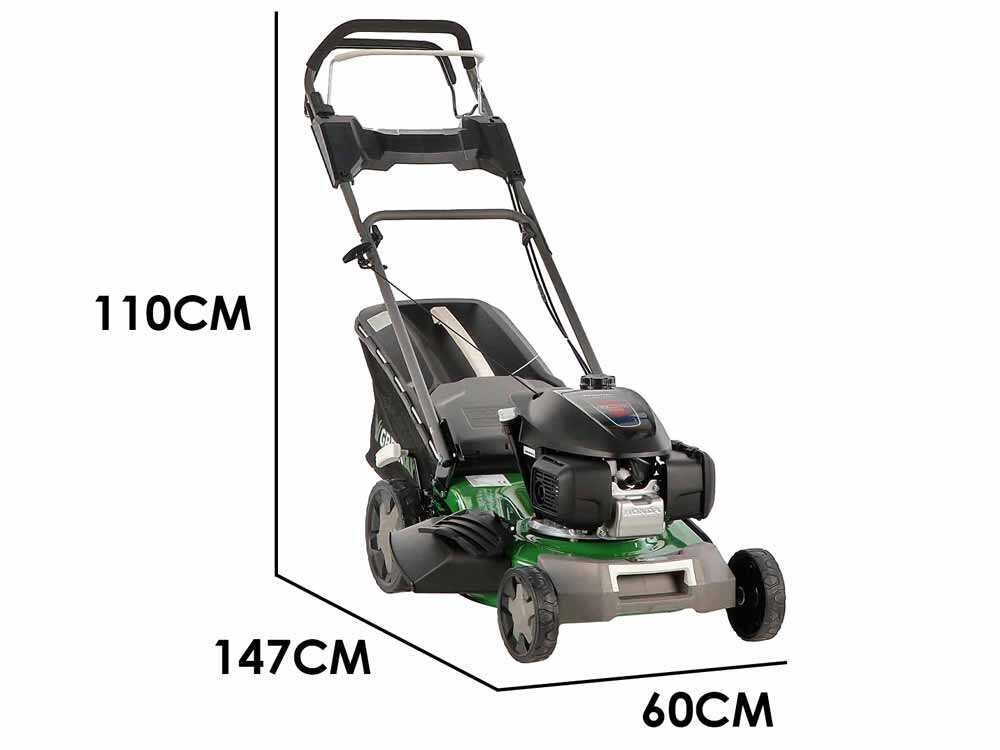 GreenBay GB-LM 46 SH - Selbstfahrender Rasenmäher - 4 in 1 - Honda GCVx145 Motor