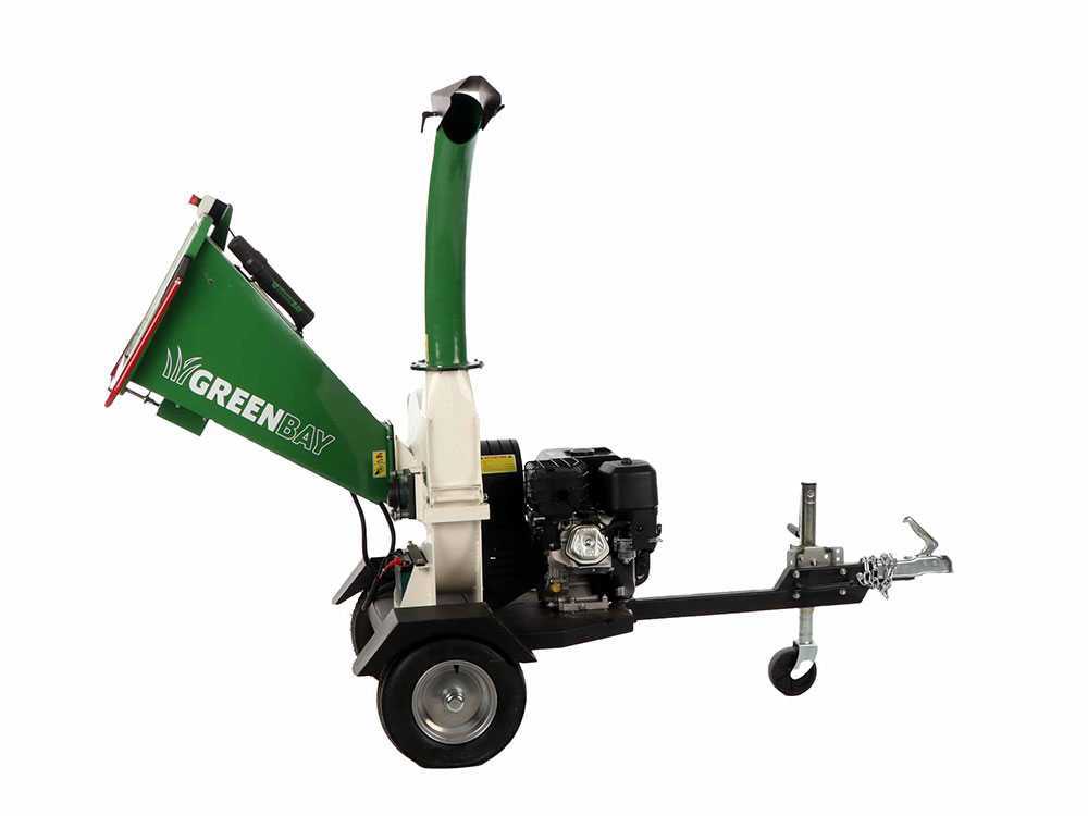 GreenBay GB-WDC 120 BSE - Profi Häcksler mit Benzinmotor B&S XR 13.5 – Bild 4