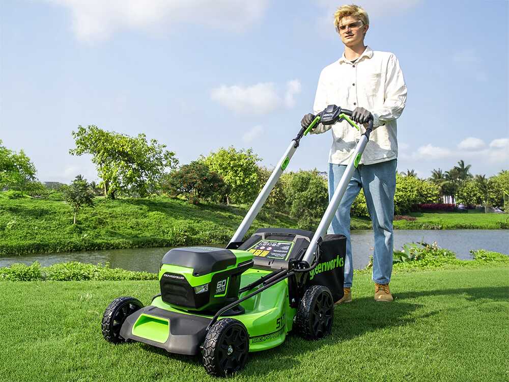 Greenworks GD60LM51SP  - Akku-Rasenmäher mit Radantrieb - Ohne Akku und Ladegerät