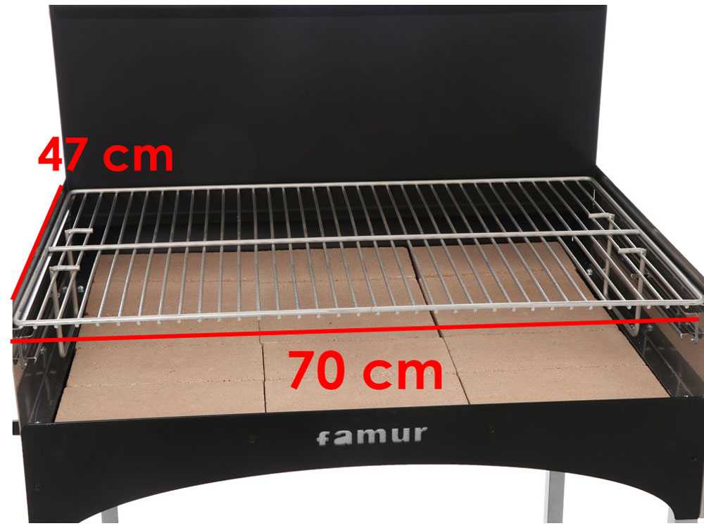 Grill Famur BK 8 ECO Holz/Kohlegrill – Bild 3