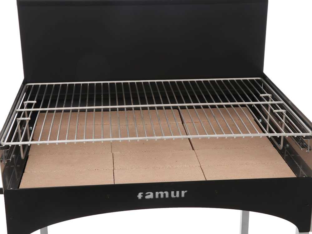 Grill Famur BK 8 ECO Holz/Kohlegrill – Bild 4