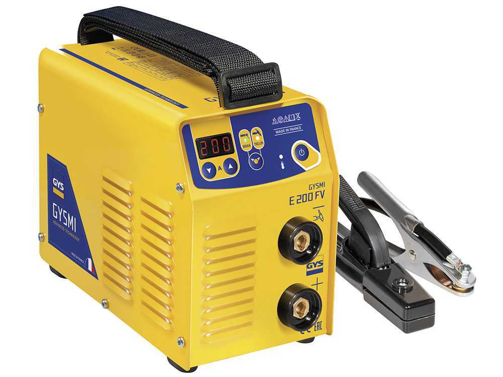 GYS Gysmi E200 FV - Inverter Schweißgerät (MMA, WIG Lift) + Koffer, Gleichstrom (DC)