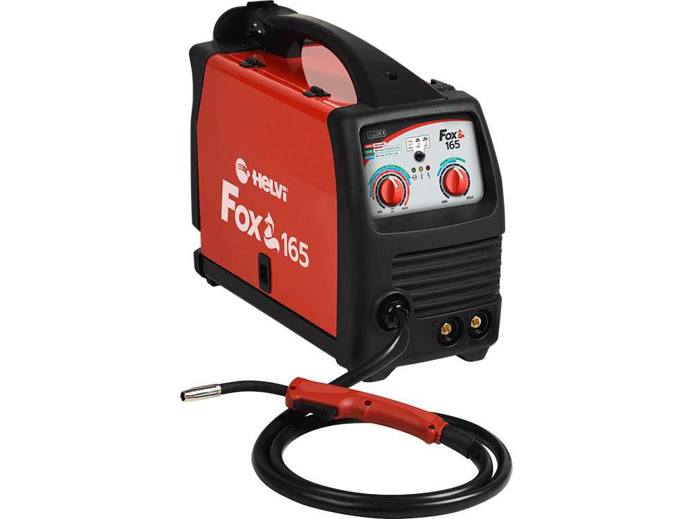 Helvi Fox 165 - Inverter-Schweißgerät MIG/MAG/MOG/BRAZING/MMA - GAS/NO GAS