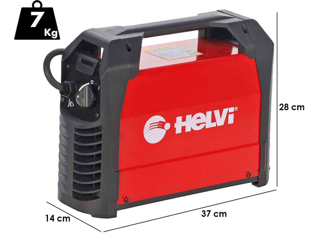 Helvi Galileo 200 – Inverter-Schweißgerät (MMA/WIG-LIFT), Gleichstrom (DC)