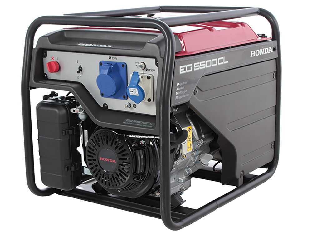 Honda EG 5500 CL - Benzin-Stromerzeuger mit AVR-Regelung 5.5 kW - Dauerleistung 5 kW - 230V