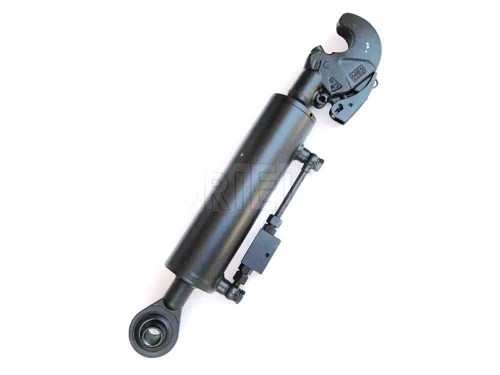 Hydraulischer Oberlenker für Traktor cm 59/81, Kolbenkopf 40 mm, Fanghaken – Bild 2