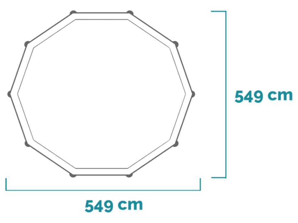 Intex Prisma Frame 26732NP - Ø549x122 cm - Runder Pool