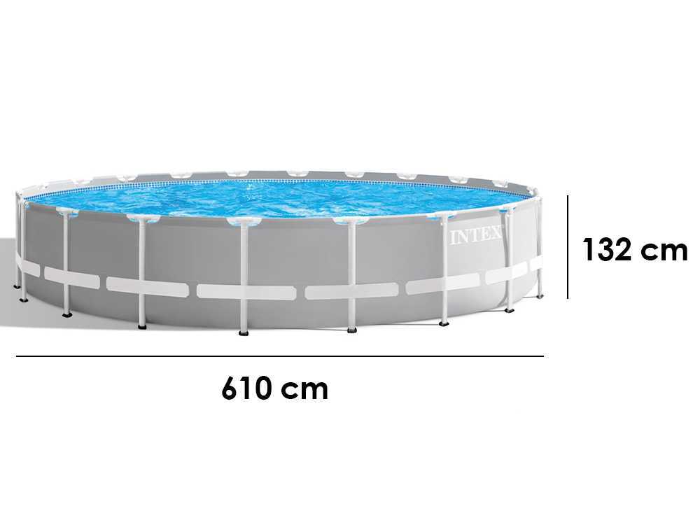 Intex Prisma Frame 26756NP - Ø610x132 cm - Runder Pool