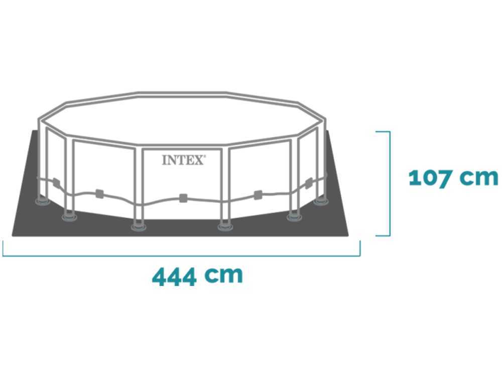 Intex Prisma Frame Clearview 26722NP - Ø427x107 cm - Runder Pool – Bild 2