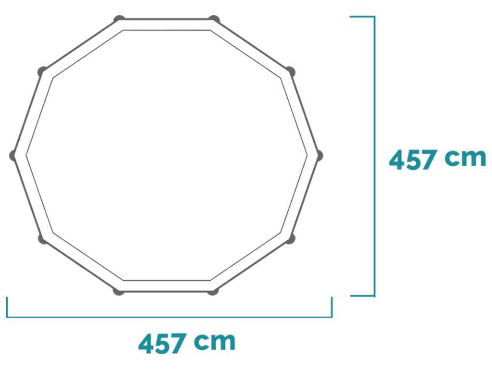 Intex Prisma Frame Greywood 26742NP - Ø457x122 cm - Runder Pool