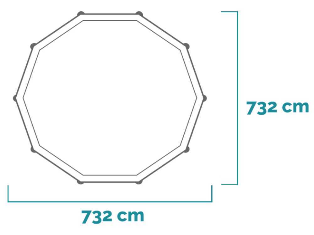 Intex Ultra XTR Frame 26340NP - Ø732x132 cm - Runder Pool
