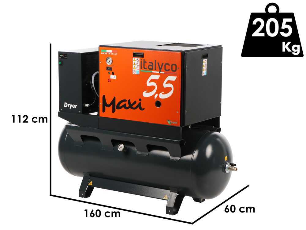Italyco Maxi 6/270 D - Schraubenkompressor - max. Druck 10 bar