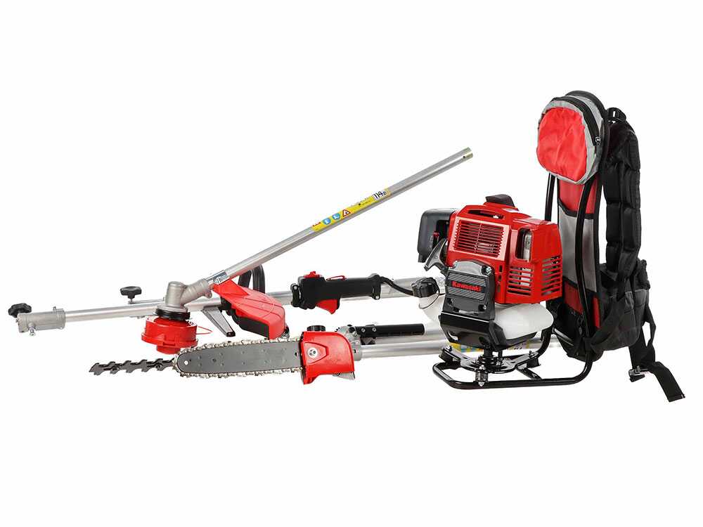 Kawasaki TJ 53EZ C COMBI – Multifunktions-Rucksack-Freischneider mit Verbrennungsmotor – Blue Bird Schaft – Bild 3