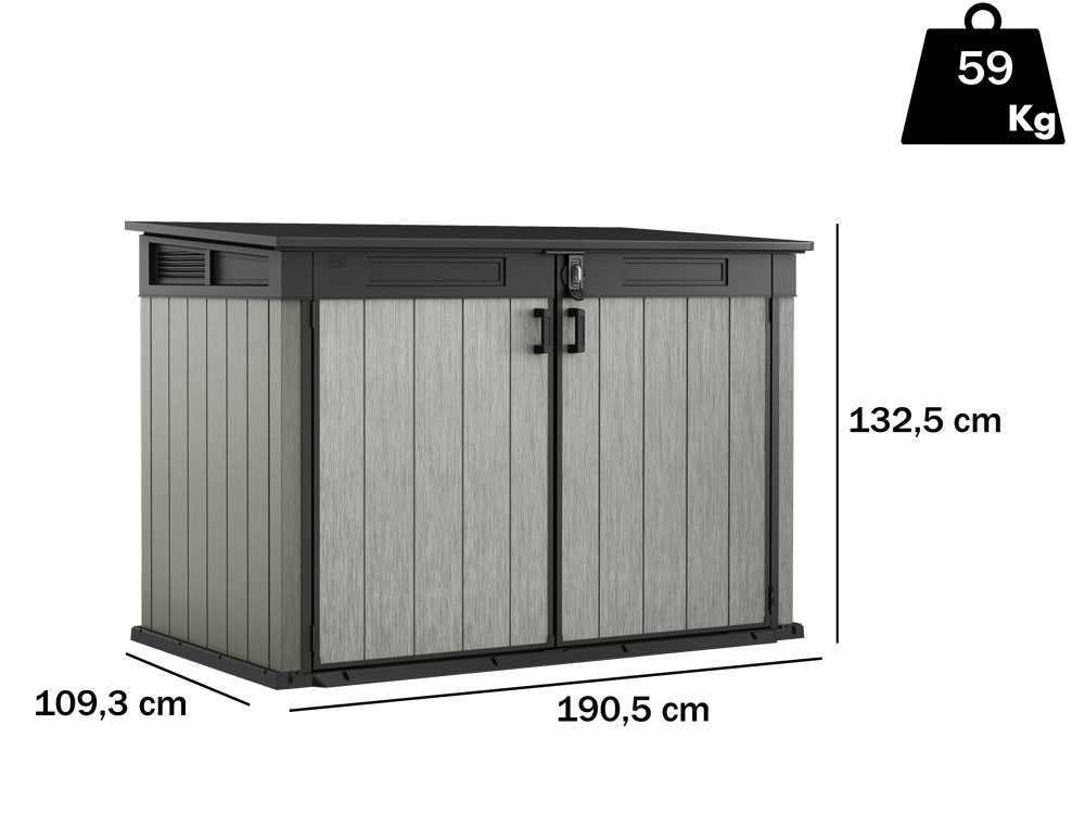 Keter Grande Store - Aufbewahrungsschrank - 190.5x109.3x132.5 cm