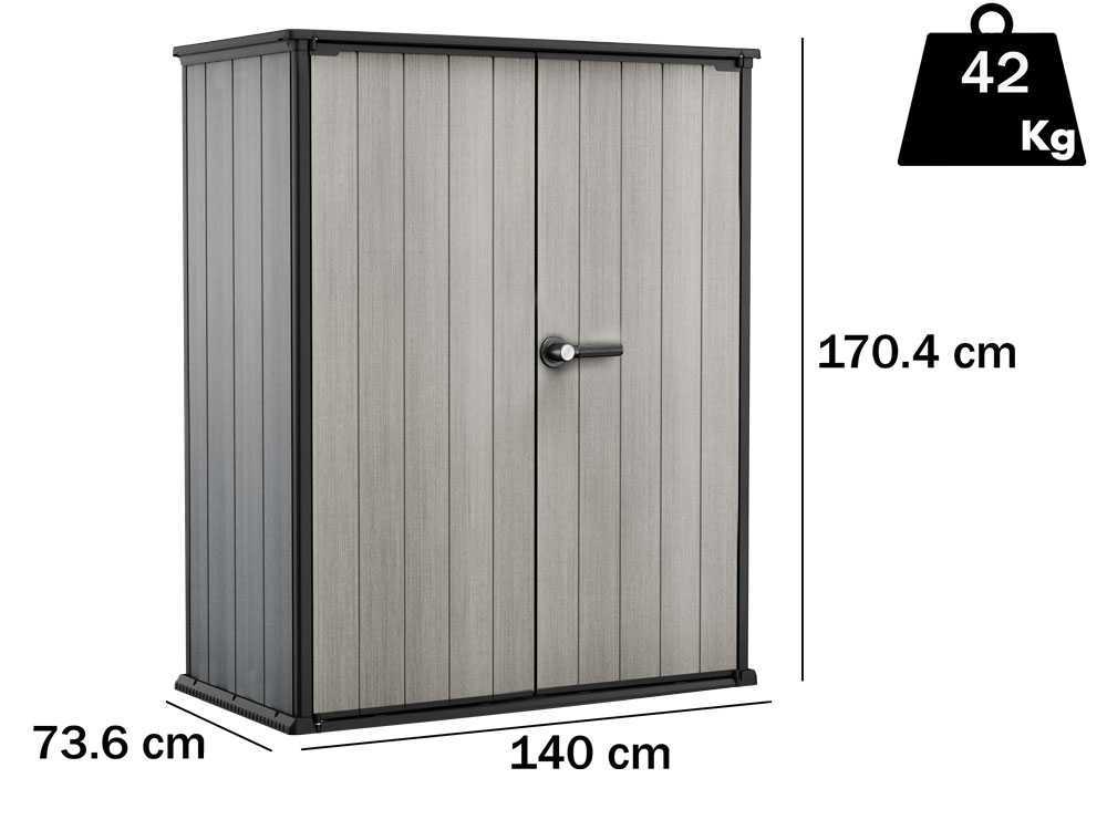 Keter High-Store + Gartenschrank - 140x73x170 cm