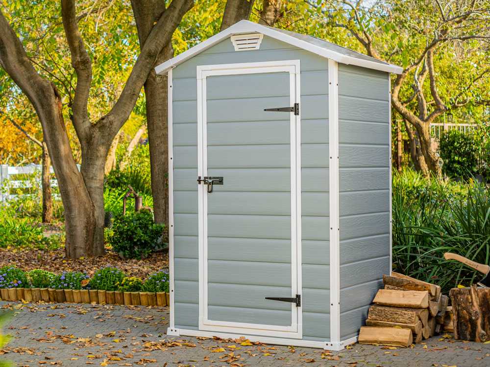 Keter Manor grau - Gartenhaus Schuppen - 129x103x196 cm – Bild 4