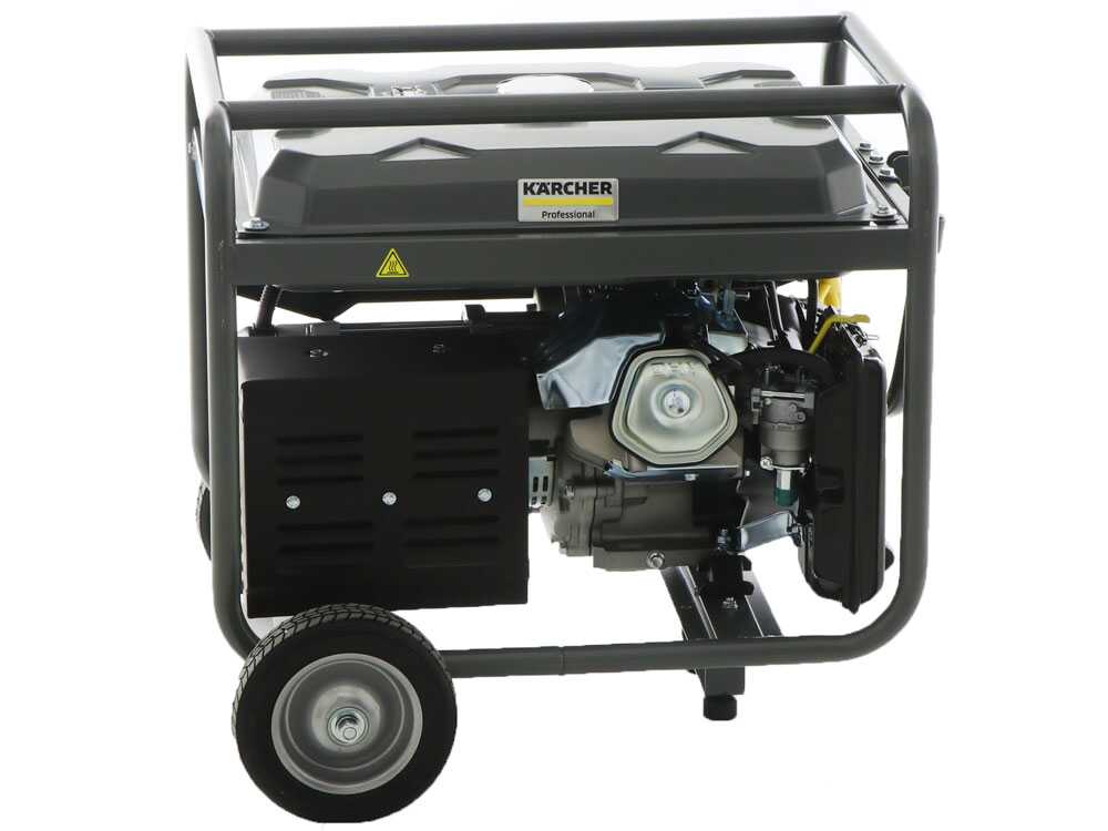 Kärcher Pro PGG 6/1 - Benzin-Stromerzeuger 5.5 kW auf Rädern - Dauerleistung 5 kW - 230V – Bild 3