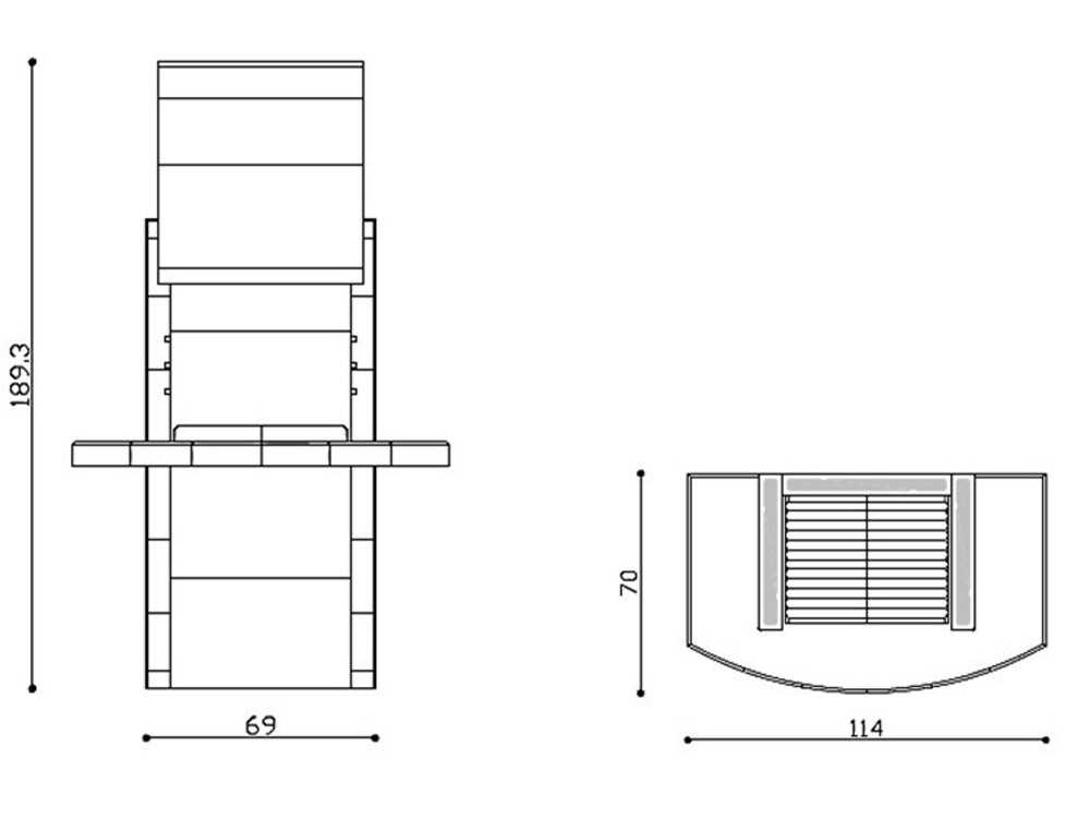 Linea VZ Formentera - Grillkamin für Brennholz/Holzkohle – Bild 4