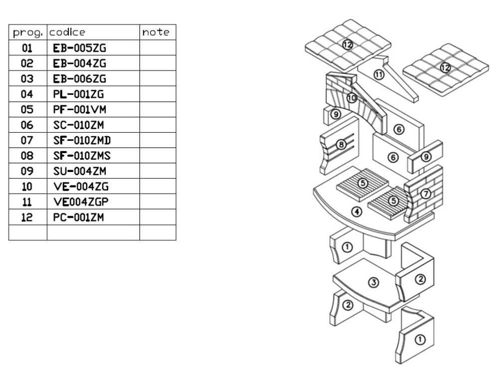 Linea VZ Minorca - Grillkamin für Brennholz/Holzkohle – Bild 3