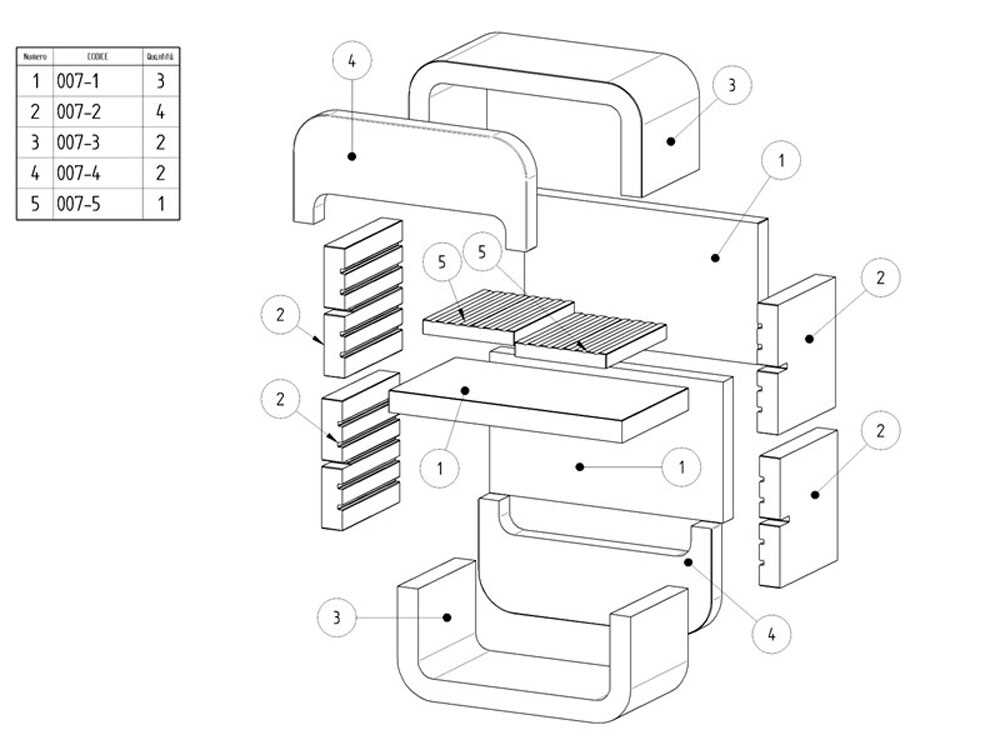 Linea VZ Monopoli - Grillkamin für Brennholz/Holzkohle – Bild 4