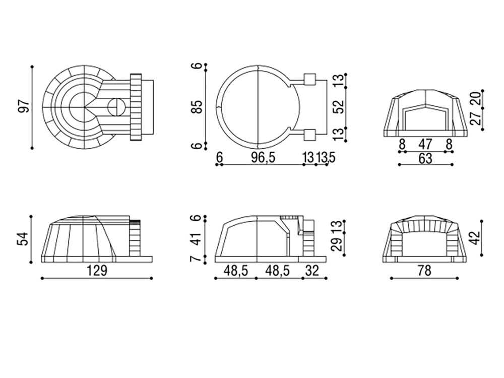 Linea VZ Napoli - Einbau-Holzbackofen mit Backraum Ø 85 cm - Backkapazität 3 Pizzas – Bild 3