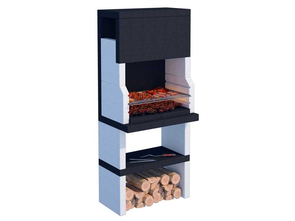 Linea VZ Stoccolma - Grillkamin für Holz/Holzkohle – Bild 3
