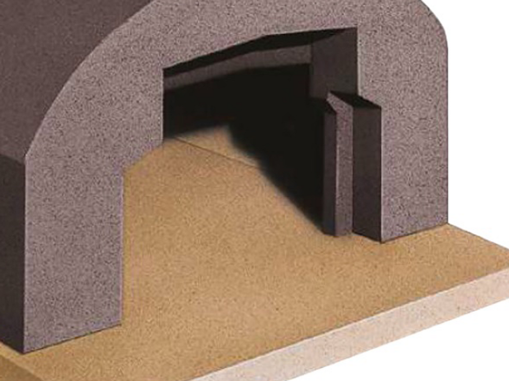 Linea VZ Vesuvio - Einbau-Holzbackofen mit Backraum 56x61 cm - Backkapazität 2 Pizzas – Bild 3