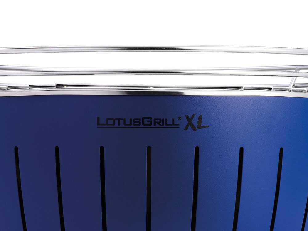 LotusGrill LG G435 U BL - Holzkohlegrill XL - Blau – Bild 3