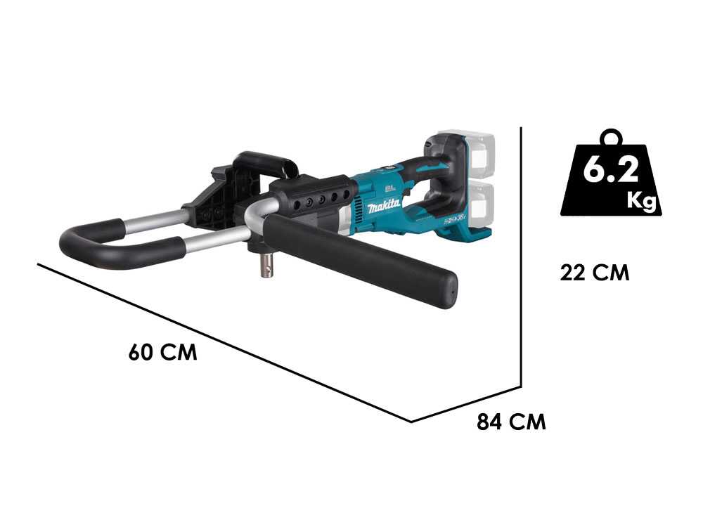 Makita DDG461Z - akkubetriebene Motorbohrer  - AKKU UND LADEGERÄT NICHT IM LIEFERUMFANG ENTHALTEN - SPITZE NICHT ENTHALTEN