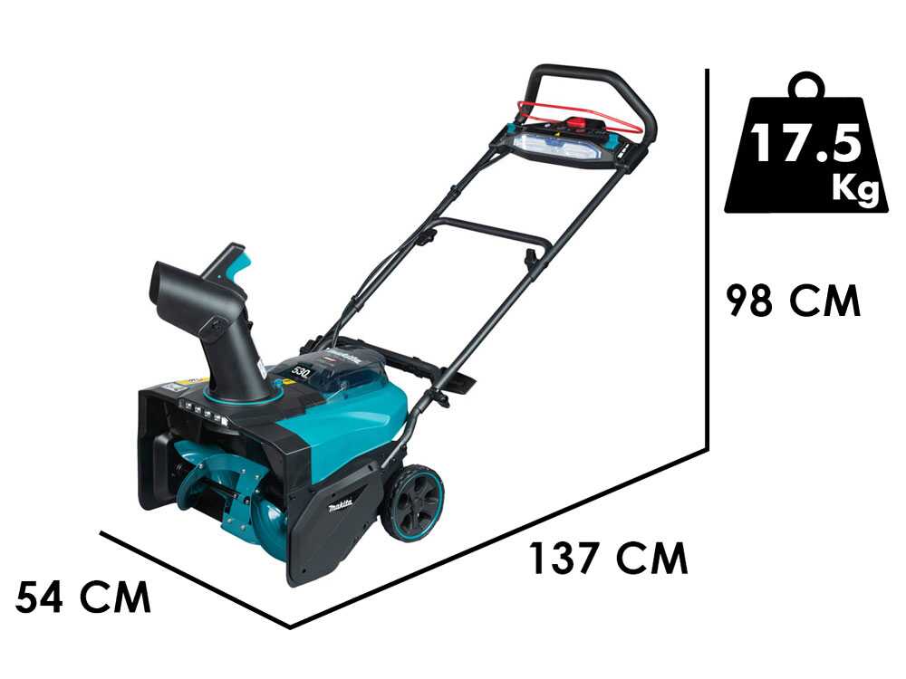 Makita SN001GZ – Akku-Schneefräse - 40V - OHNE AKKU und LADEGERÄT