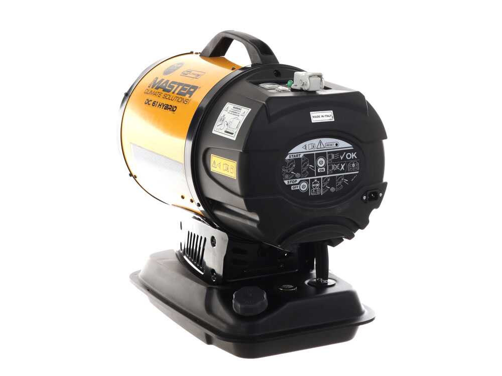 Master DC 61 Hybrid - Diesel Heizkanone - direkte Heizung – Bild 3