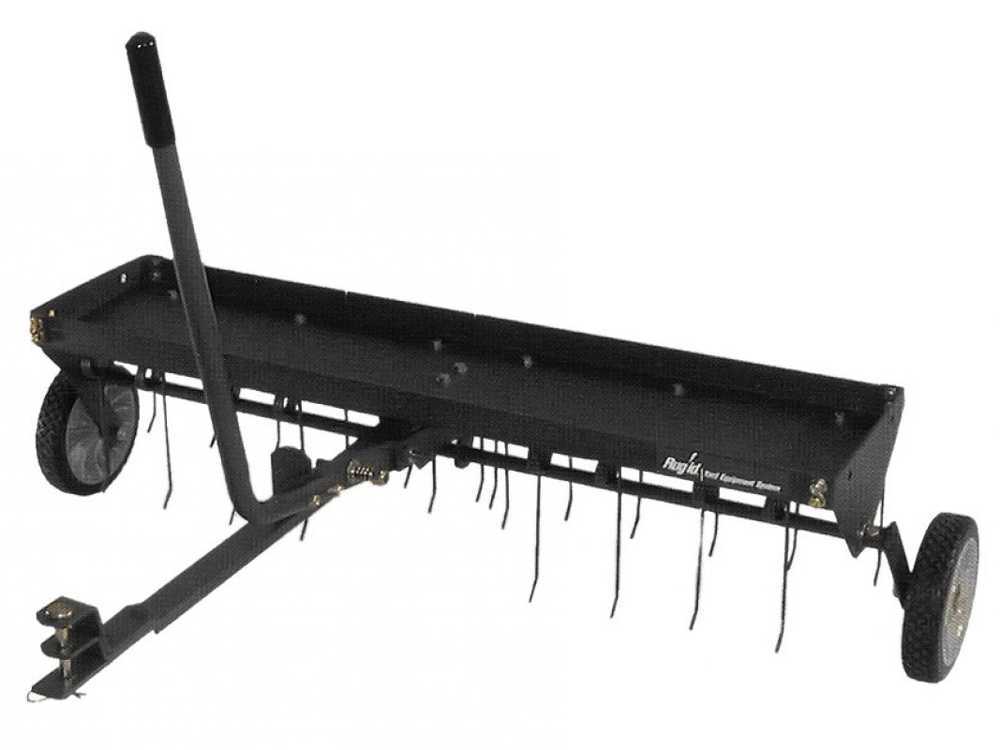 MGF DT42 - Entmooser Rasenlüfter für professionellen Rasentraktor - cm 107