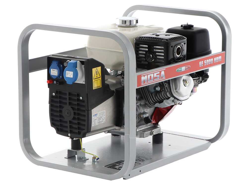 MOSA GE 5000 HBM - Benzin-Stromerzeuger 4.5 kW - Dauerleistung 3.6 kW - 230V – Bild 3