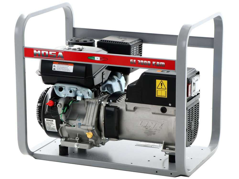 MOSA GE 7000 KBM - Benzin Stromerzeuger 6 kW - Dauerleistung 5 kW - 230V - Motor Kohler CP CH440 – Bild 3