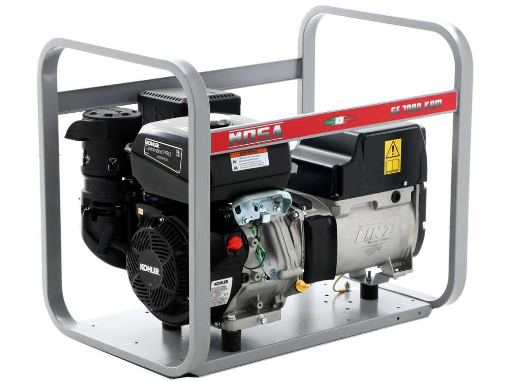 MOSA GE 7000 KBM - Benzin Stromerzeuger 6 kW - Dauerleistung 5 kW - 230V - Motor Kohler CP CH440 – Bild 4