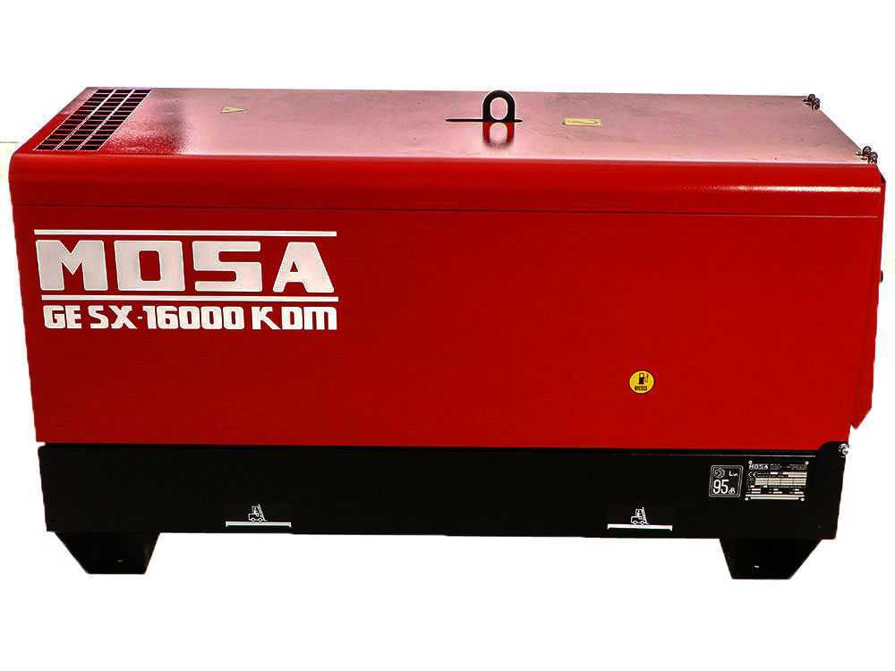 MOSA GE SX 16000 KDM - Diesel Notstromaggregat leise - 14.4 kW - Dauerleistung 13.2 kW - 230V + ATS - Kohler Motor KDW1003 – Bild 4