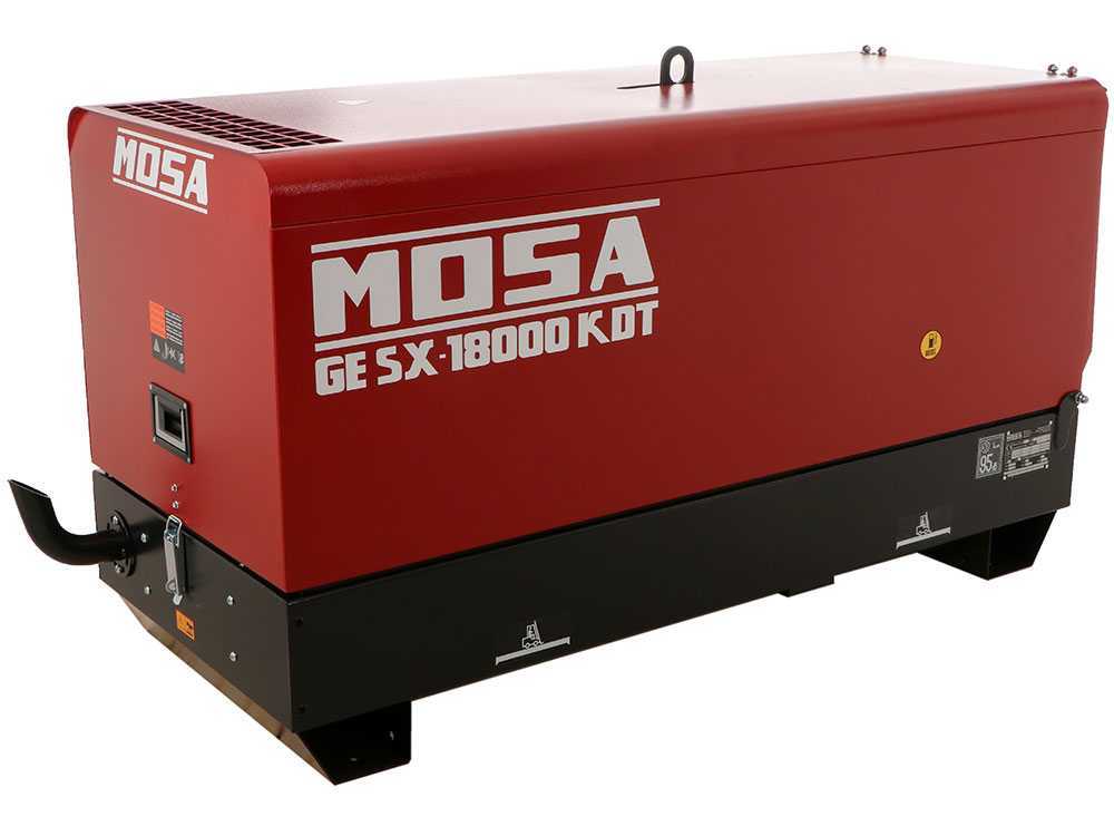 MOSA GE SX 18000 KDT - Diesel-Stromerzeuger, leise, 14.4 kW Dauerleistung 13,2 kW 400V + ATS - Kohler Motor KDW1003 – Bild 4