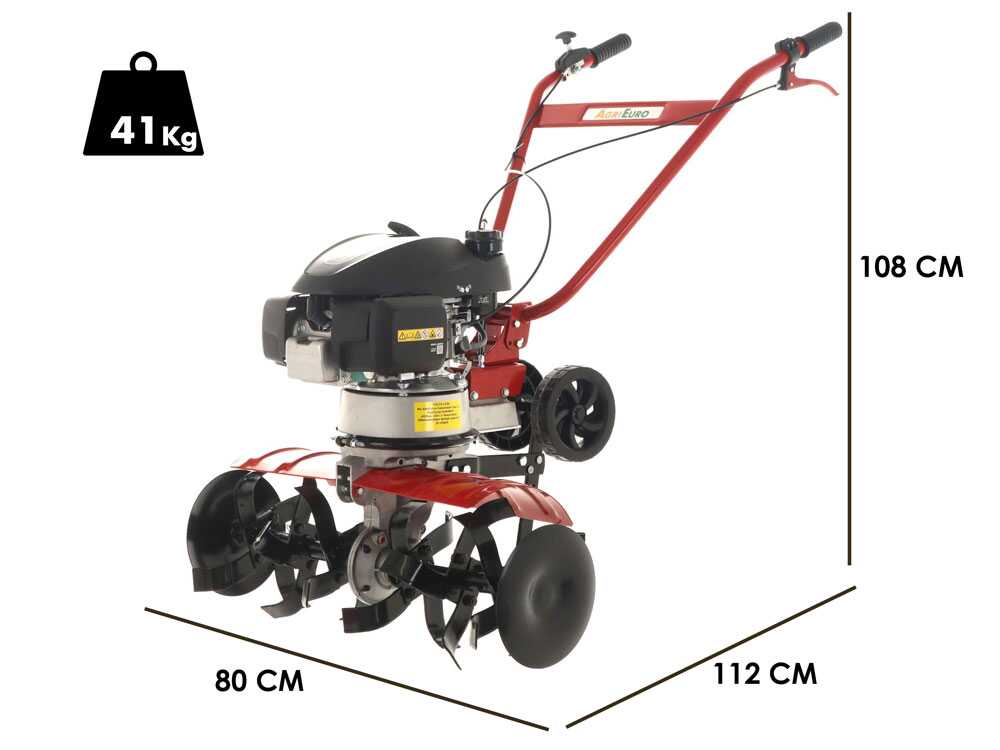 Motorhacke AgriEuro Rotalux 52A H65 mit Motor Honda GCV200 187 ccm - 1 Vorwärtsgang
