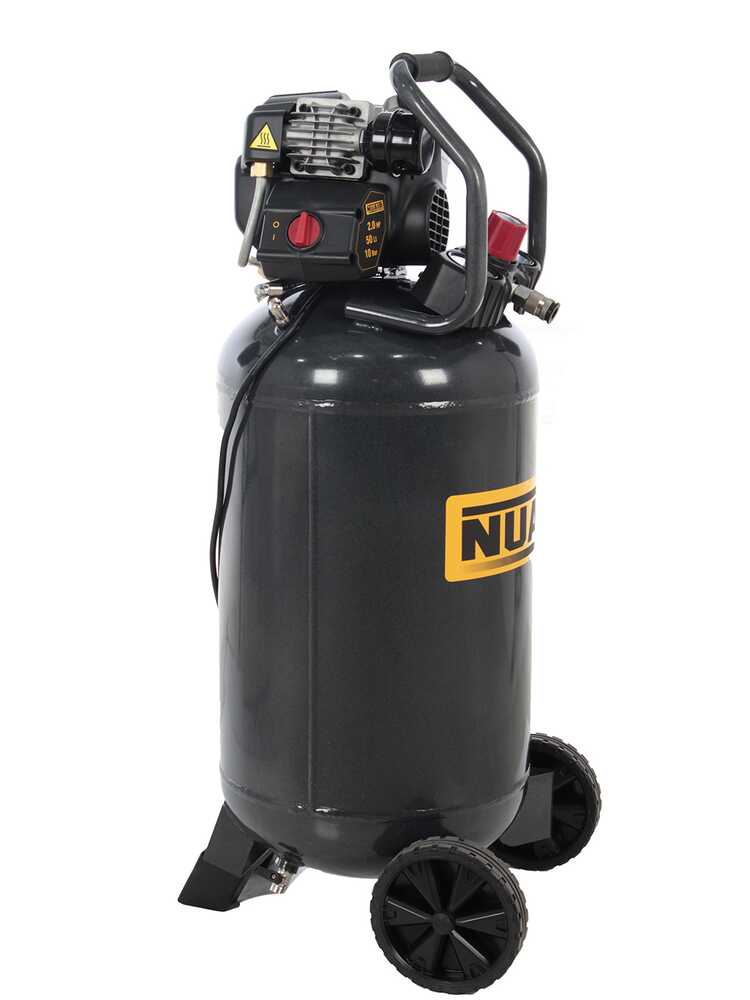 Nuair FU 227/10/50V - Tragbarer Elektrischer Kompressor - Motor 2 PS - 50 Liter – Bild 4