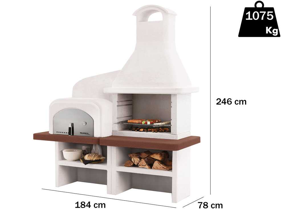 Palazzetti Grado 2 - Grillkamin mit Pizzaofen